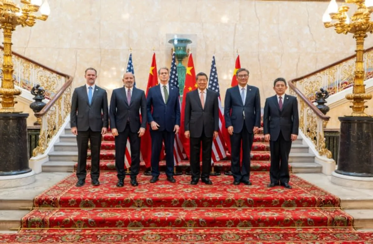 US-China trade talks stretch into evening on second day
