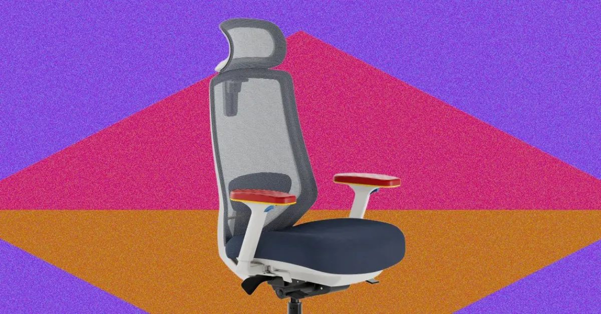 Sega-Themed Ergonomic Chair Blends Gaming Style with Office Comfort