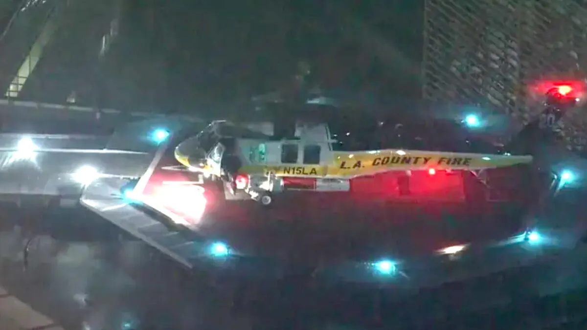 Medevac Helicopter Crashes Off Catalina Island; 4 Rescued, 1 Missing