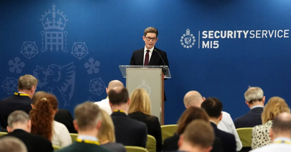 MI5 Chief Warns of Escalating Hybrid Threats From Iran and Russia on UK Soil