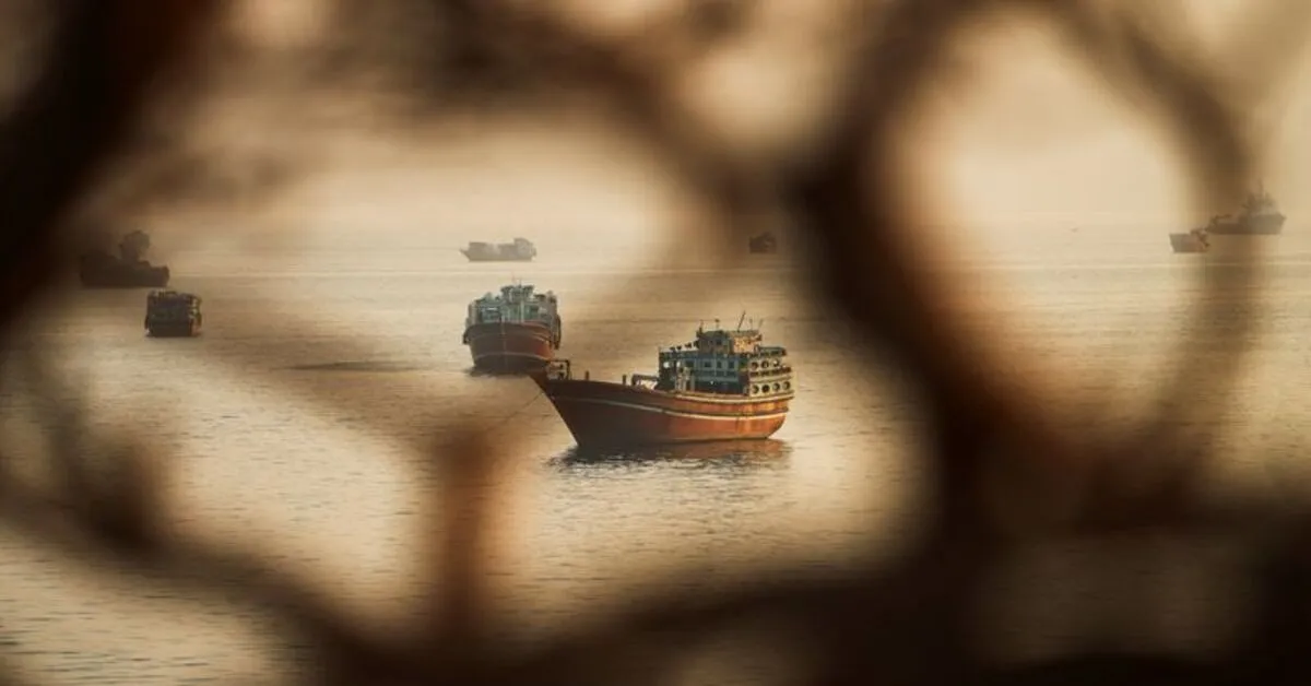 Iran Claims Seven Vessels Hit Near Strait of Hormuz, Warns US